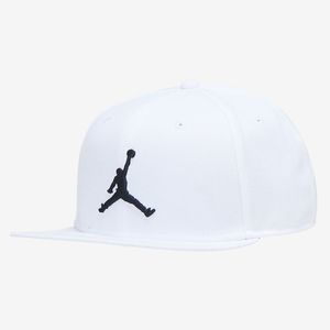 Jordan Jumpman Pro Adjustable Snapback Hat Cap White Unisex S/M FD5184-100